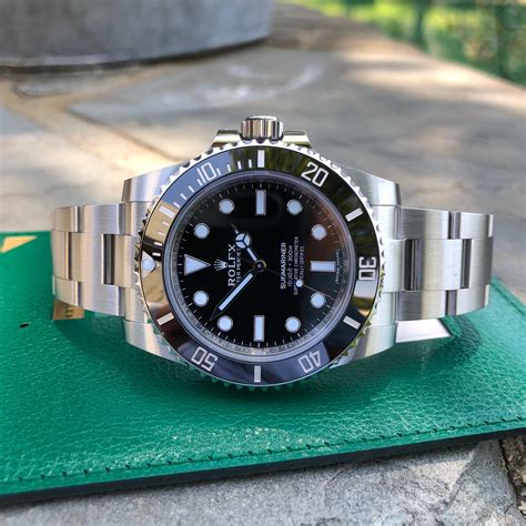 rolex submariner black 2018|Rolex Submariner 114060 no date.